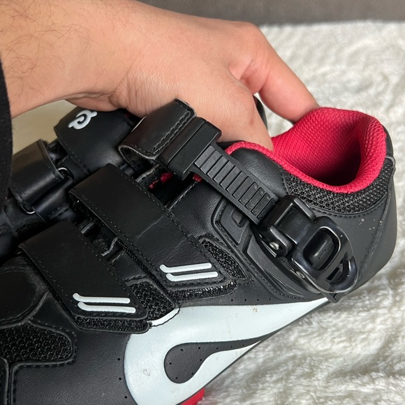 Peloton Black and Red Biking Sneakers - Picture 6 of 9